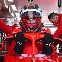 Todos miran al Ferrari de Sainz