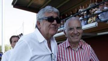 <b>VIEJOS AMIGOS. </b>Dani Sánchez Llibre y Ramon Condal están juntos en el Espanyol desde la década de 1990.