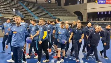 España ya se entrena en Granollers para el decisivo Preolímpico