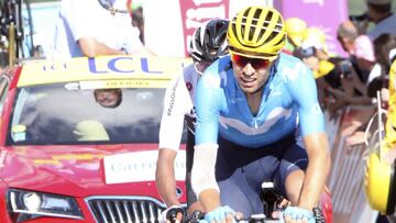18/07/18 TOUR DE FRANCIA 2018 ETAPA 11 ALBERTVILLE - LA ROSIERE ESPACE SAN BERNARDO MIKEL LANDA BERNAL