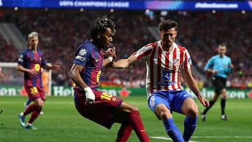 Fallo garrafal de Lenglet en el primer gol del Barcelona