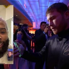 ¡Imperdible! Canelo Álvarez y Odell Beckham Jr. comparten momento previo a combate del mexicano