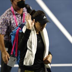 Muguruza se retira en su debut en San Diego por un problema físico