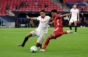 Jesús Navas y Serge Gnabry.