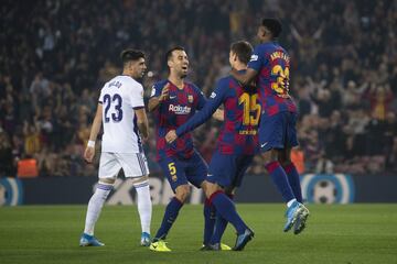 Lenglet anot¨® el 1-0 en el 2' de partido.