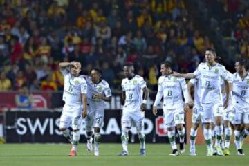 Luis Montes abrió el marcador y le dio la ventaja momentánea a León.