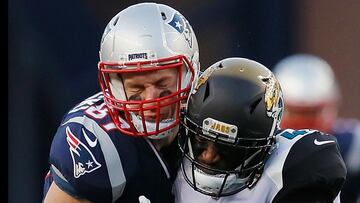 Gronkowski misses Patriots practice, Brady limited as Super Bowl looms