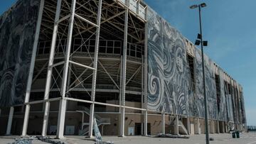 Imagen del Centro Acuático de los Juegos Olímpicos de Río totalmente abandonados tras la celebración de la cita olímpica.