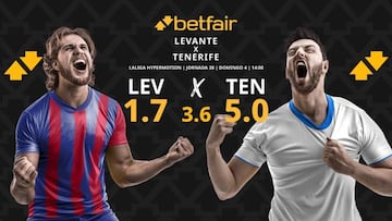 Levante UD vs. CD Tenerife: horario, dónde ver, pronósticos y clasificación