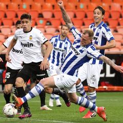 Guidetti no marcaba en Liga desde hacía dos años