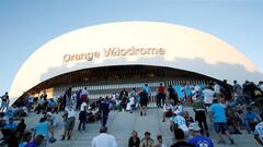 El estadio del Olympique de Marsella.