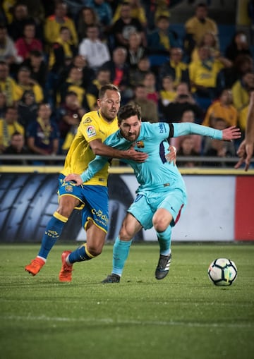 Messi y Daniel Castellano.