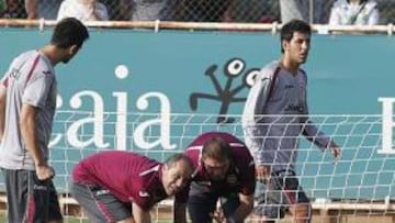 Piatti se rompe el cúbito y el radio jugando al futvoley