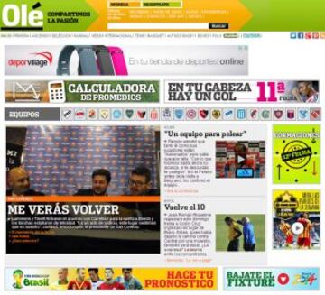 Portadas de la prensa extranjera