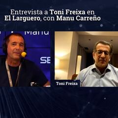 El momento en el que Freixa anuncia un acuerdo con tres jugadores al ser preguntado por Mbappè o Haaland