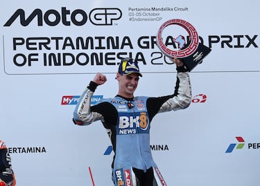 Fermin Aldeguer ya había conseguido 9 victorias en elos mundiales, 8 en Moto2 y 1 en Moto3. 