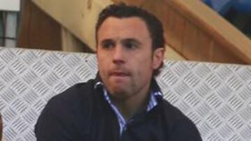 <b>ÚLTIMA VISITA. </b>Sergio, en el palco de Riazor en el Depor-Levante.