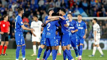 16/03/24 PARTIDO PRIMERA DIVISION 
GETAFE - GIRONA 
ALEGRIA FIN DE PARTIDO 