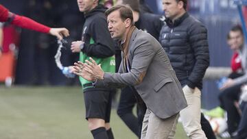 Manuel Mosquera, en un partido con el Extremadura.