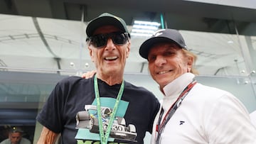 Wilson Fittipaldi, con su hermano Emerson, en el GP de Brasil 2022.