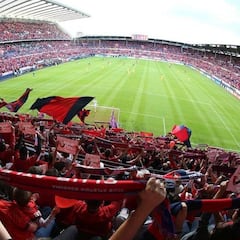 La ampliación de El Sadar, en el aire