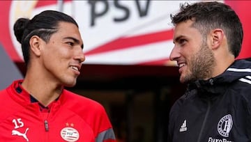 Erick Gutiérrez y Santiago Giménez, futbolistas mexicanos en la Eredivisie que puedes ver a través de Star+.