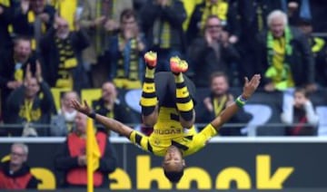 Pierre-Emerick Aubameyang del Borussia Dortmund.