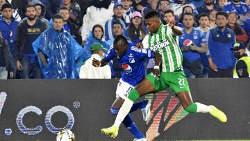 BOGOTÁ - COLOMBIA, 11-06-2022: Millonarios F.C. y Atlético Nacional en partido por la apertura cuadrangulares grupo A fecha 5 de la Liga BetPlay DIMAYOR I 2022 jugado en el estadio Estadio Nemesio Camacho El Campín de la ciudad de Bogotá. / Millonarios FC. and Atlético Nacional in a match for the opening home runs group A date 5 of the BetPlay DIMAYOR I 2022 League played at the Estadio Nemesio Camacho El Campín stadium in the city of Bogotá. Photo: VizzorImage / Felipe Caicedo / Staff