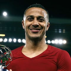 Thiago, un monstruo en Anfield