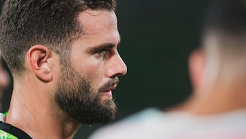 Nacho durante un partido.