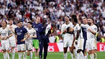 04/05/24 PARTIDO PRIMERA DIVISION
REAL MADRID - CADIZ
ALEGRIA CELEBRACION FIN PARTIDO