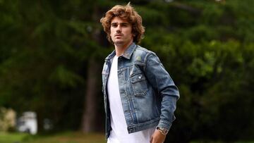 Griezmann, concentrado con la selección de Francia.