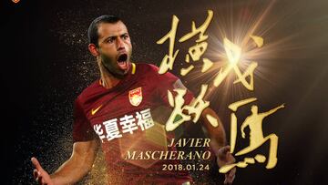 Javier Mascherano, fichaje estrella en China