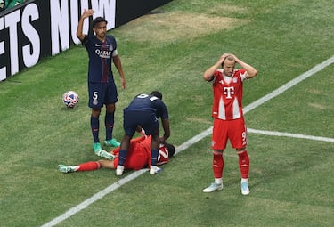 Secuencia lesión Musiala.