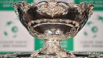 El trofeo de la Copa Davis