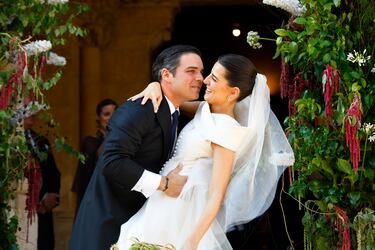 Ana de Miguel y Álvaro Aguiar se dan el 'sí quiero' a 28 de junio de 2025, en Segovia (España).