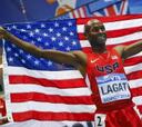Bernard Lagat conquista la plata en 3.000 metros a los 39 años