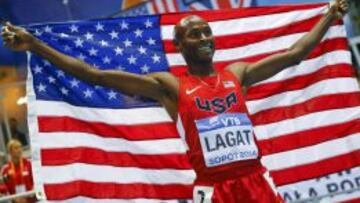 Bernard Lagat ganó la plata.