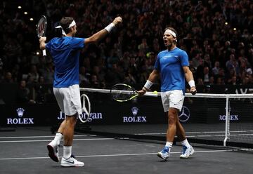 Federer y Nadal ganaron a Querrey y Sock.