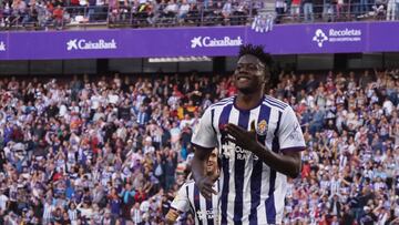 26/10/19 PARTIDO PRIMERA DIVISION
REAL VALLADOLID - EIBAR
GOL 2-0 SALISU ALEGRIA
PUBLICADA 29/10/19 NA MA16 1COL
PUBLICADA 31/10/19 NA MA25 1COL