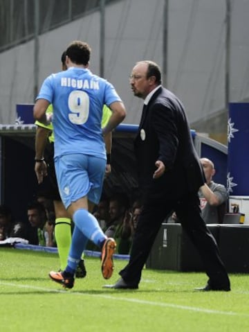 Además de los encontronazos en el Nápoles con Callejón también se sumaron roces con Higuaín. 