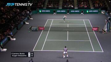 Carreño se despide de Róterdam tras caer ante Auger-Aliassime