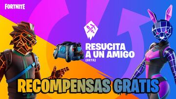 Fortnite: obtén recompensas gratis con Resucita a un amigo