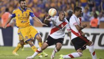 Maidana fue figura en River ante Tigres.