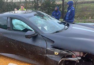 Kolo Muani y Odobert, ilesos tras sufrir un accidente de coche