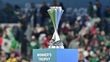 El trofeo de la Liga de Naciones de Concacaf.