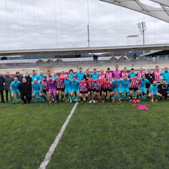 El presidente Uriarte lidera la victoria del Athletic sobre los periodistas