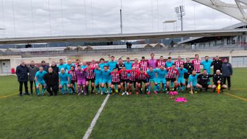 El presidente Uriarte lidera la victoria del Athletic sobre los periodistas