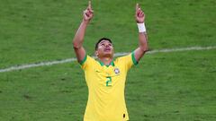 Thiago Silva celebra el triunfo en la Copa Am&eacute;rica de Brasil. 
