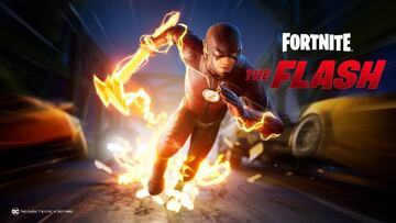 Arte oficial de Flash, de DC Comics, en Fortnite